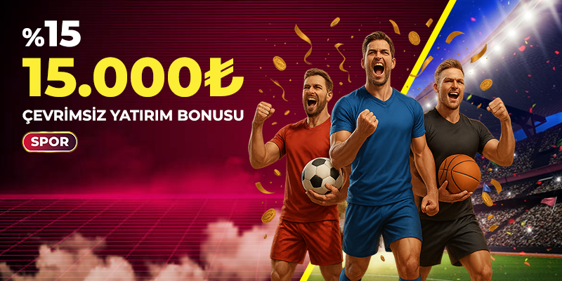 %15 Çevrimsiz Spor Bonusu